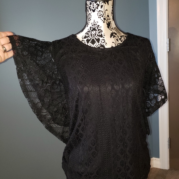 Espresso lace top - Picture 4 of 8